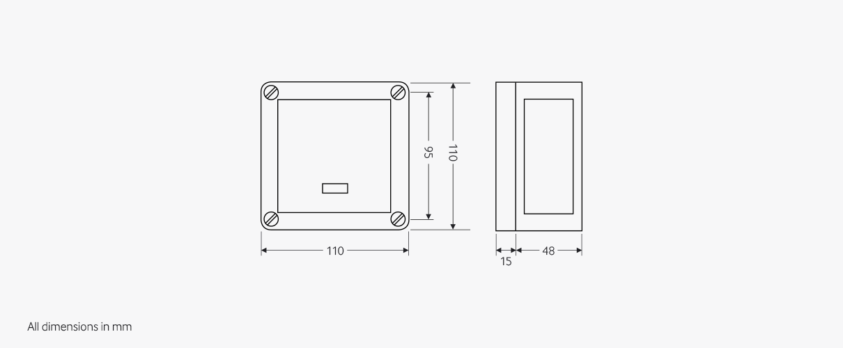 MWS1A C IP | Ceiling Mounted Microwave MWS1A C | Ceiling Mounted Microwave